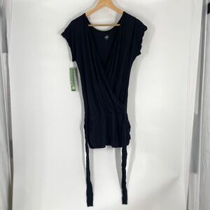 ALO Sport Black Cross Back Tunic Size S NWT